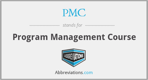 PMC - Program Management Course