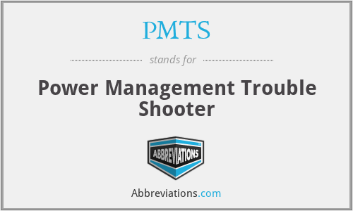 PMTS - Power Management Trouble Shooter