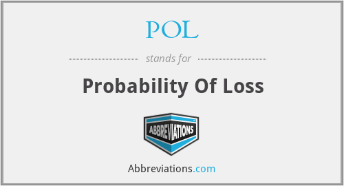 POL - Probability Of Loss