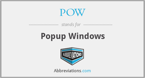 POW - Popup Windows