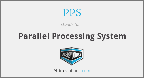PPS - Parallel Processing System