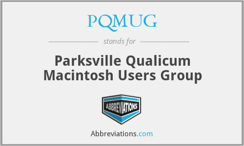 PQMUG - Parksville Qualicum Macintosh Users Group