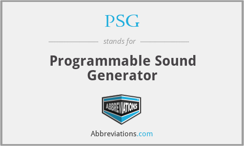 PSG - Programmable Sound Generator