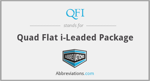 QFI - Quad Flat i-Leaded Package