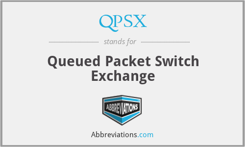 QPSX - Queued Packet Switch Exchange