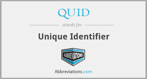 QUID - Unique Identifier