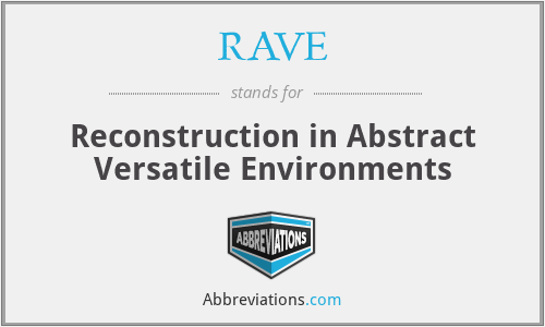 RAVE - Reconstruction in Abstract Versatile Environments
