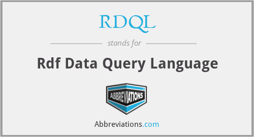 RDQL - Rdf Data Query Language