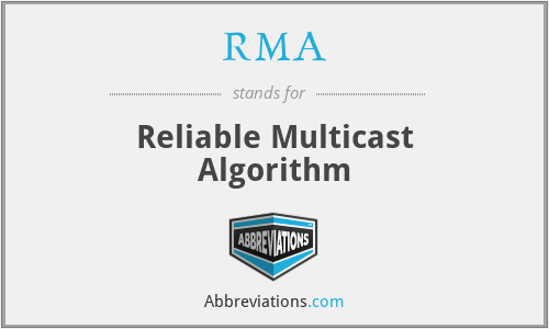 RMA - Reliable Multicast Algorithm
