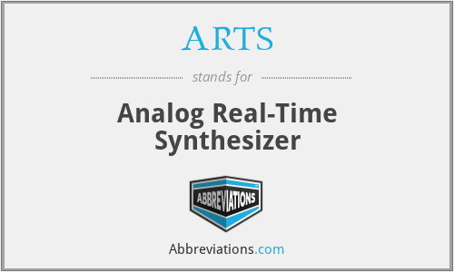ARTS - Analog Real-Time Synthesizer