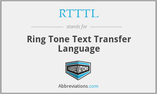 RTTTL - Ring Tone Text Transfer Language