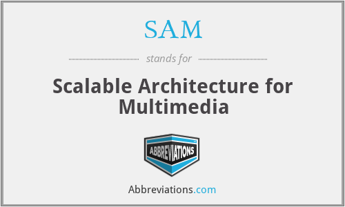 SAM - Scalable Architecture for Multimedia