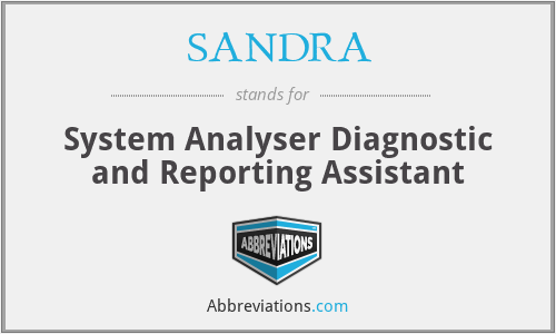 SANDRA - System Analyser Diagnostic and Reporting Assistant