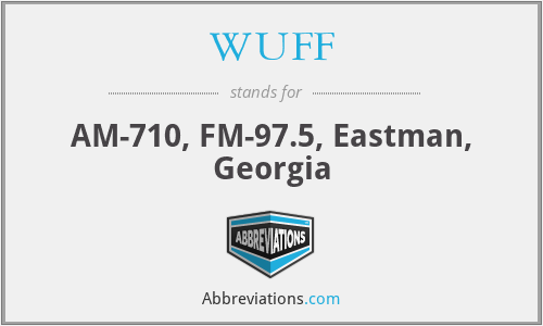 WUFF - AM-710, FM-97.5, Eastman, Georgia