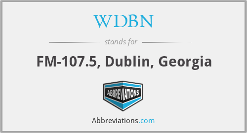 WDBN - FM-107.5, Dublin, Georgia