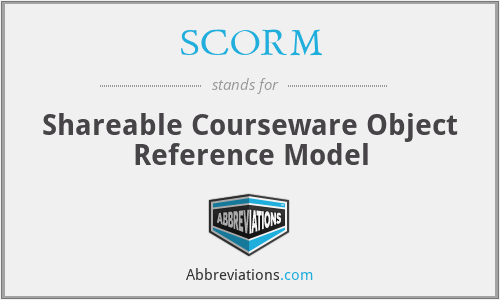 SCORM - Shareable Courseware Object Reference Model