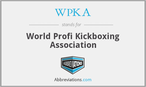 WPKA - World Profi Kickboxing Association