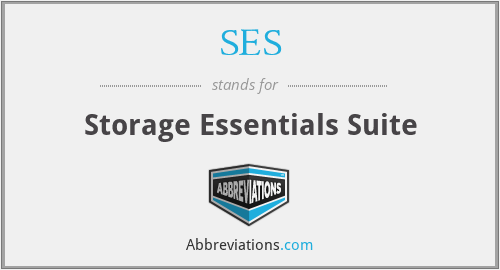 SES - Storage Essentials Suite