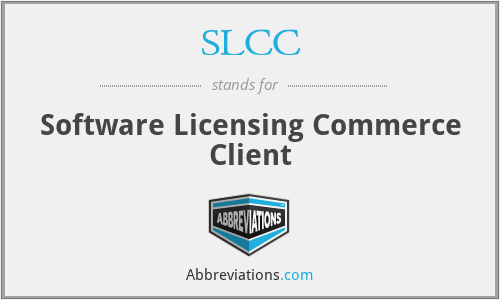 SLCC - Software Licensing Commerce Client