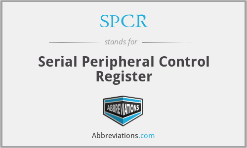 SPCR - Serial Peripheral Control Register