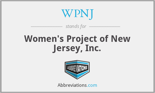 WPNJ - Women's Project of New Jersey, Inc.