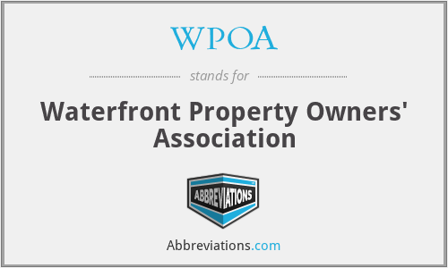 WPOA - Waterfront Property Owners' Association