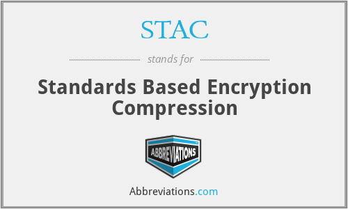 STAC - Standards Based Encryption Compression