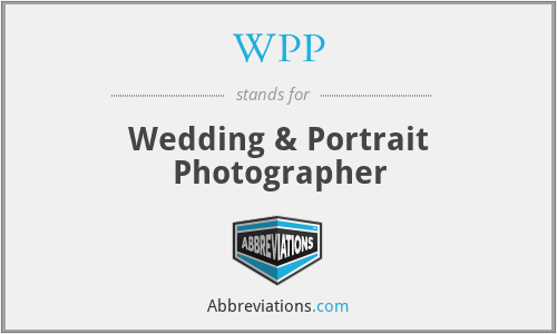 WPP - Wedding & Portrait Photographer