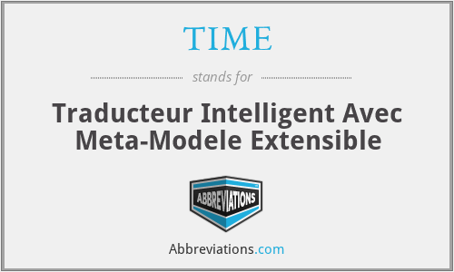 TIME - Traducteur Intelligent Avec Meta-Modele Extensible