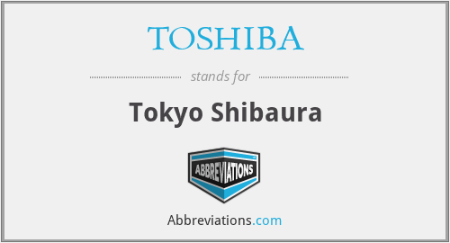 TOSHIBA - Tokyo Shibaura