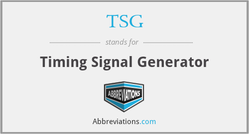 TSG - Timing Signal Generator