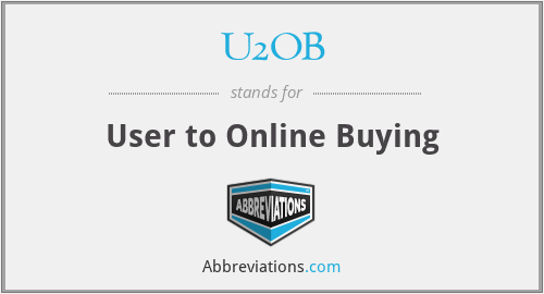 U2OB - User to Online Buying