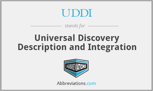UDDI - Universal Discovery Description and Integration