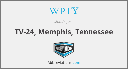 WPTY - TV-24, Memphis, Tennessee