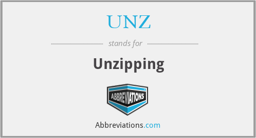UNZ - Unzipping