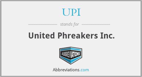 UPI - United Phreakers Inc.