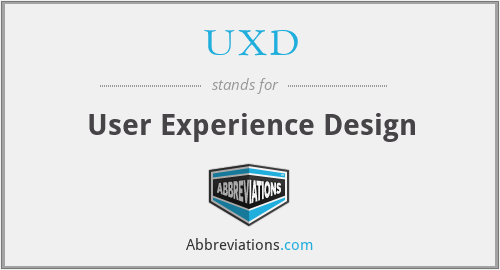 UXD - User Experience Design