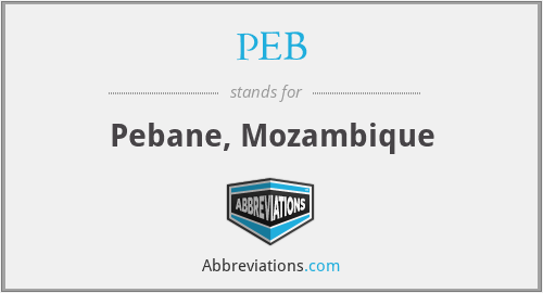 PEB - Pebane, Mozambique