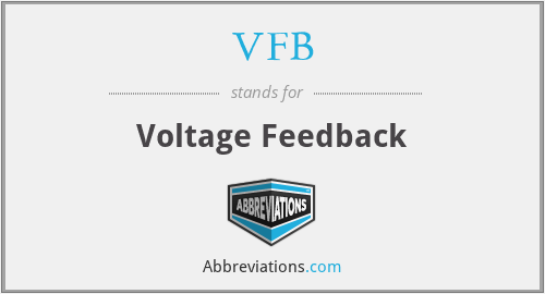 VFB - Voltage Feedback