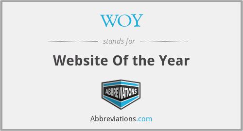 WOY - Website Of the Year