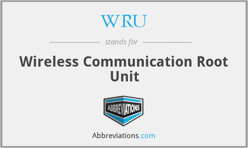 WRU - Wireless Communication Root Unit