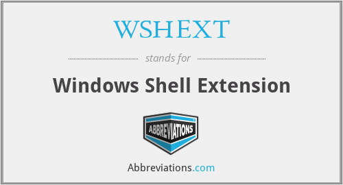 WSHEXT - Windows Shell Extension