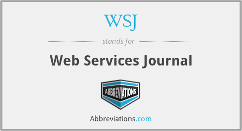 WSJ - Web Services Journal