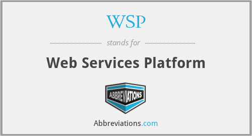 WSP - Web Services Platform