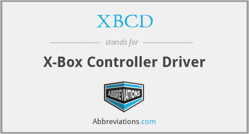 XBCD - X-Box Controller Driver