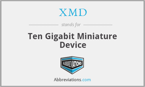 XMD - Ten Gigabit Miniature Device