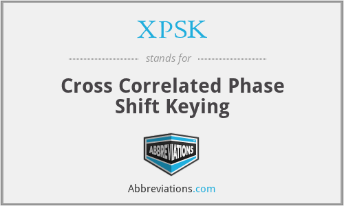 XPSK - Cross Correlated Phase Shift Keying