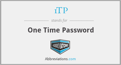 1TP - One Time Password