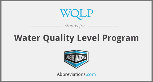 WQLP - Water Quality Level Program
