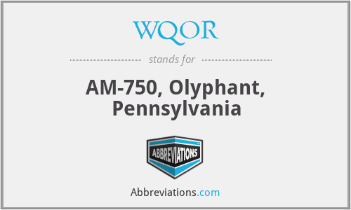 WQOR - AM-750, Olyphant, Pennsylvania